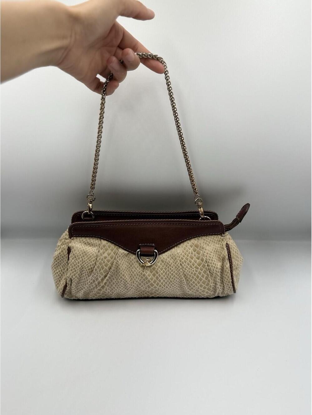 Cetto Y2K Snake Texture Mini Bag Chain Strap Chic